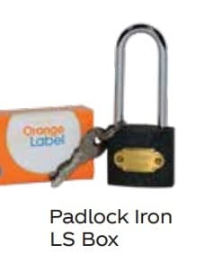 Orange Label Padlock Iron LS