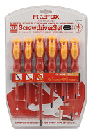 Firefox 6 Pcs BOLT Screwdriver Set