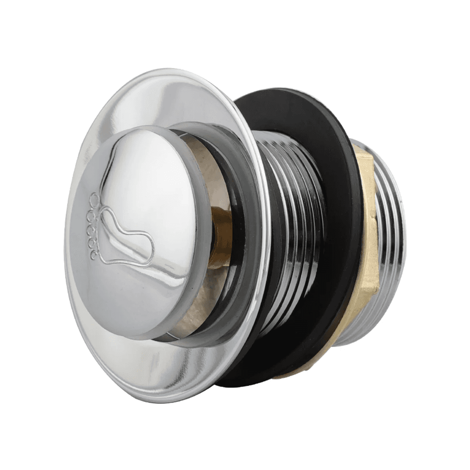 Foot-Operated Bath Pop-Up Waste