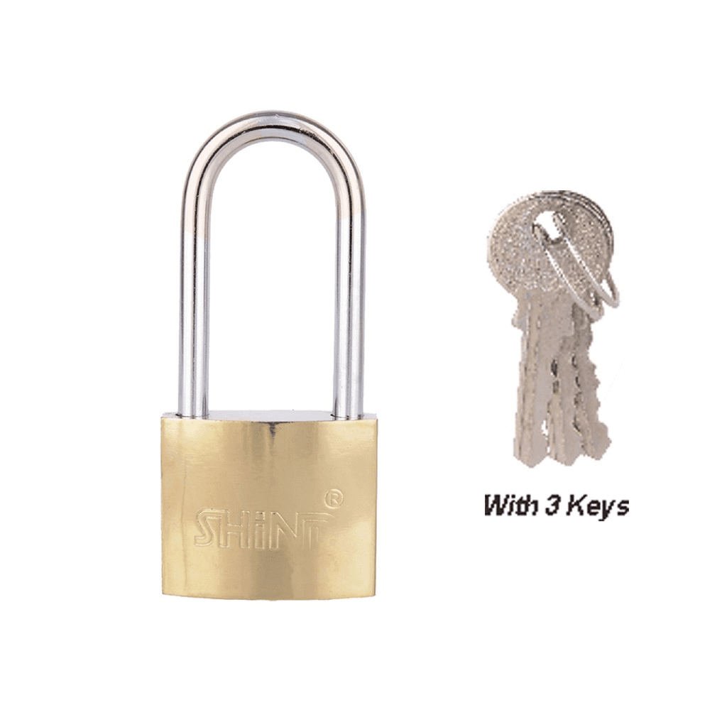Shind -Long Beam Imitation Brass Padlock