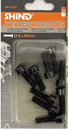 Shind Socket-Head Hexagonal Screws