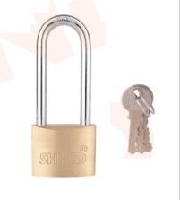 Shind-Long Beam Brass Padlock