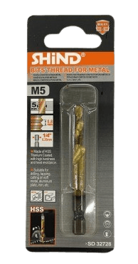 Shind Drill Bit Metal for Thread