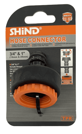 Shind Hose Pipe Connector Reducer 3/4" x 1"
