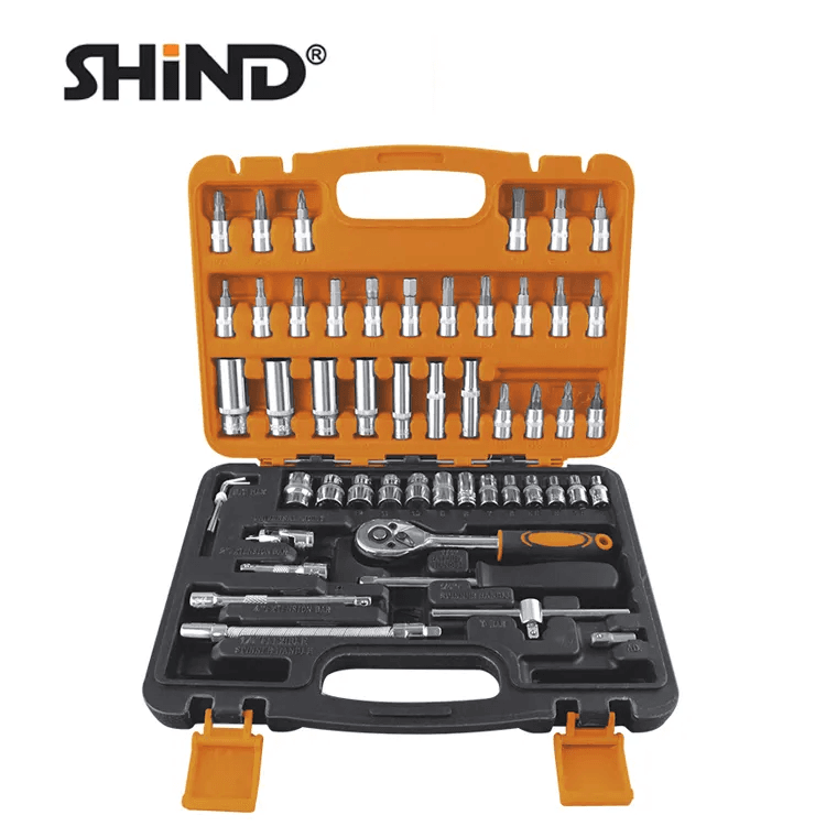 Shind-1/4" Drive 53 pcs Ratchet Wrench Socket Set