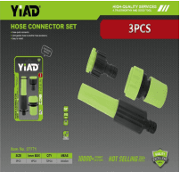 Yiad Hose Pipe Connectors 3 Pec 3/4"