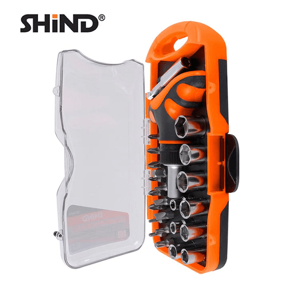 Shind 25 Pcs Screwdriver Socket-Bit Set