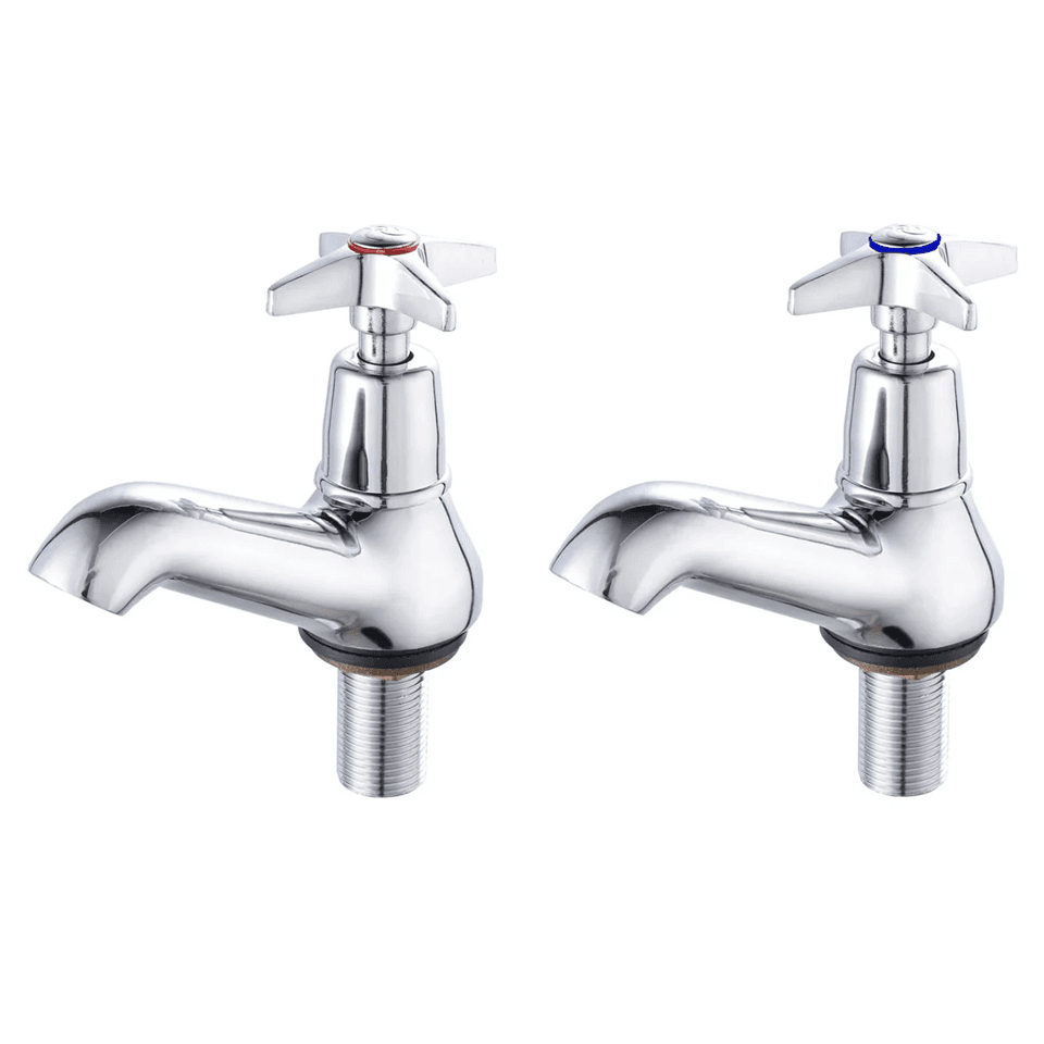AIYI Chrome Wall-Mounted Kitchen Mixer Tap Round AY406-048