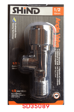 Shind Angle Valve 1/2 with Round