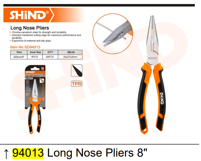 Shind Long Nose Plier