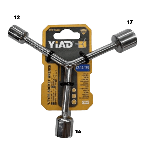 Yiad Y Type Socket Tringle Sizes 12-14-17