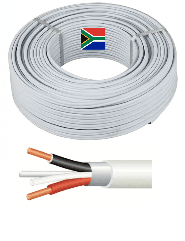 Cable Twin-Earth Flat Wire / Cable SABS 100m