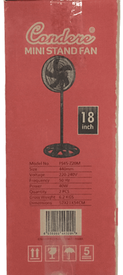 Condere Mini Stand 18" Fan