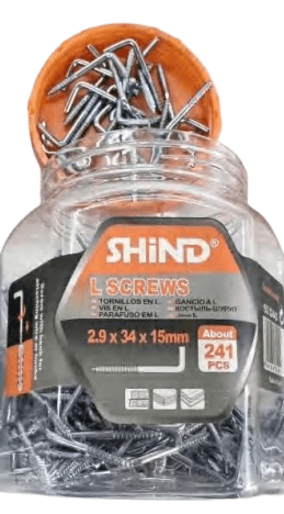 Shind L Screws Galvanized Coated