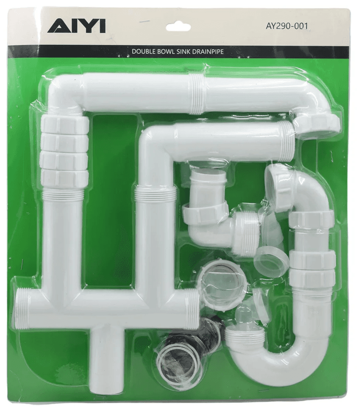 Double Bowl Sink Drainpipe