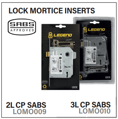 Legend Mortice Cylinder Gate Lock