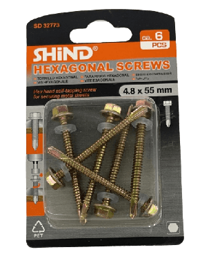 Shind Hexagonal Screws