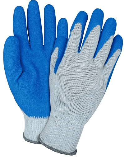 Gloves Grey & Blue Pair