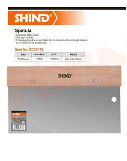 Spatula Trowel Plastering Wood Handle