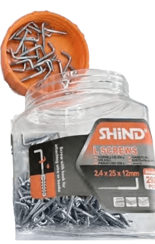 Shind L Screws Galvanized Coated