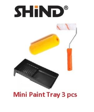 Shind Mini Paint Roller and Tray 3 Pcs set