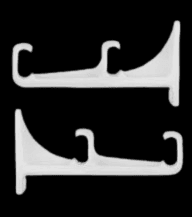 Curtain Rail Bracket C Pair