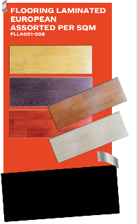 Flooring Laminated European Assorted Per Per SQM