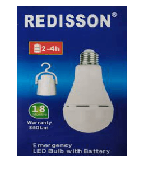 Redisson Rechargeable Emergency Globe