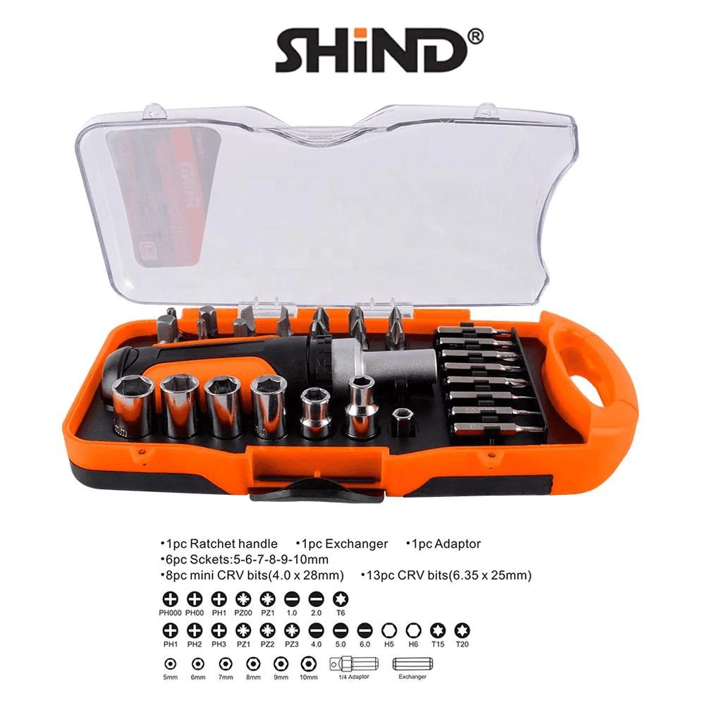 Shind 30 Pcs Screwdriver Bit Set