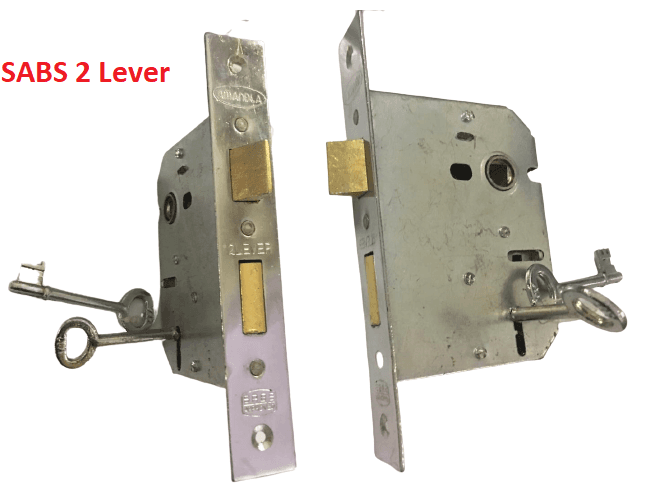 Cylinder Lock Reversible Inserts Chrome Plated SABS 2/3 Lever