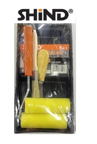 Shind Mini Paint Roller and Tray 5 Pcs set