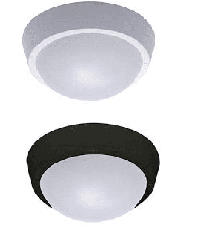 Redisson Polypropylene Indoor Bulk-Head LED IP44