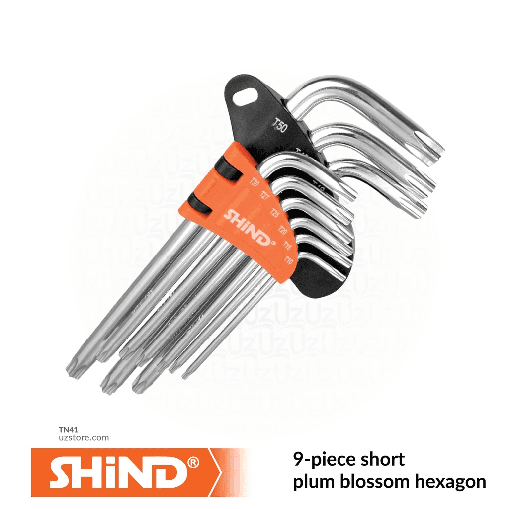 Shind - 9 Pcs Hexagon Allen Key Star