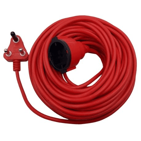 Lawnmower Extention Cable Red