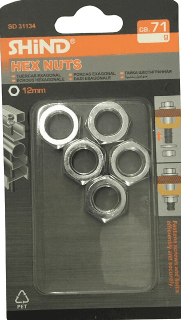 Shind Hex Nuts