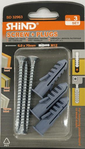 Shind Screw + Plugs