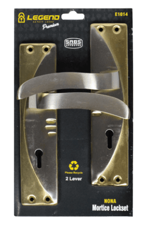 Legend Exclusive Mortice Lockset 2 Lever Reversible NONA 7" SABS
