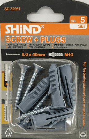 Shind Screw + Plugs