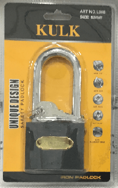 KULK Kington iron Long Padlock 63mm