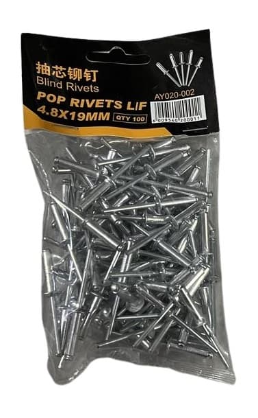 Blind Pop Rivets 100s 4.8mm