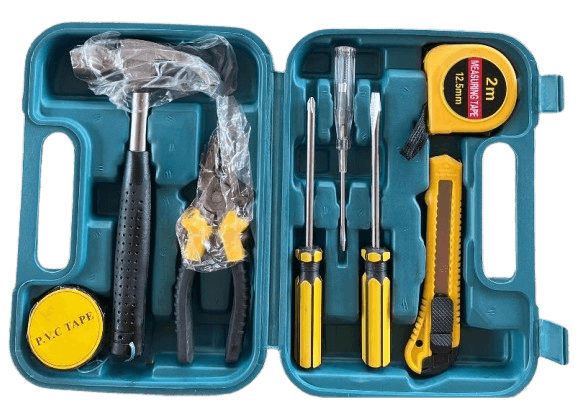 9 Piece Homeowner Tool Set