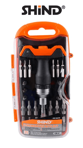Shind 25 Pcs Screwdriver Bit Set