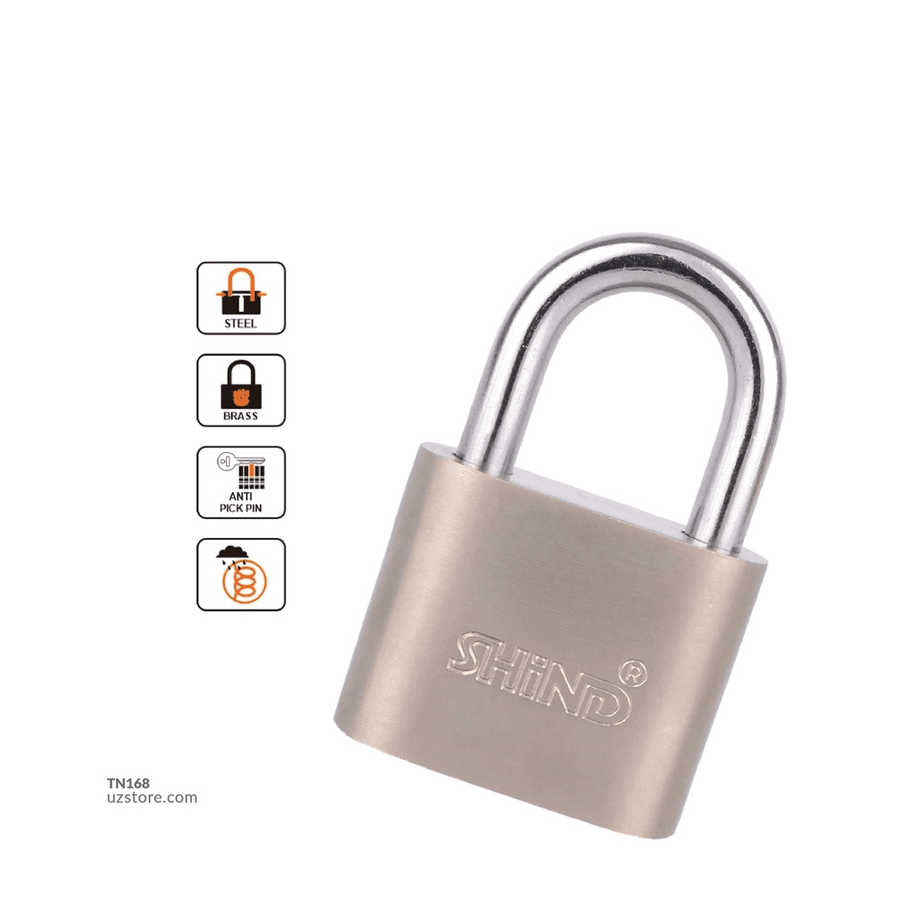 Shind -Matt Steel Padlock