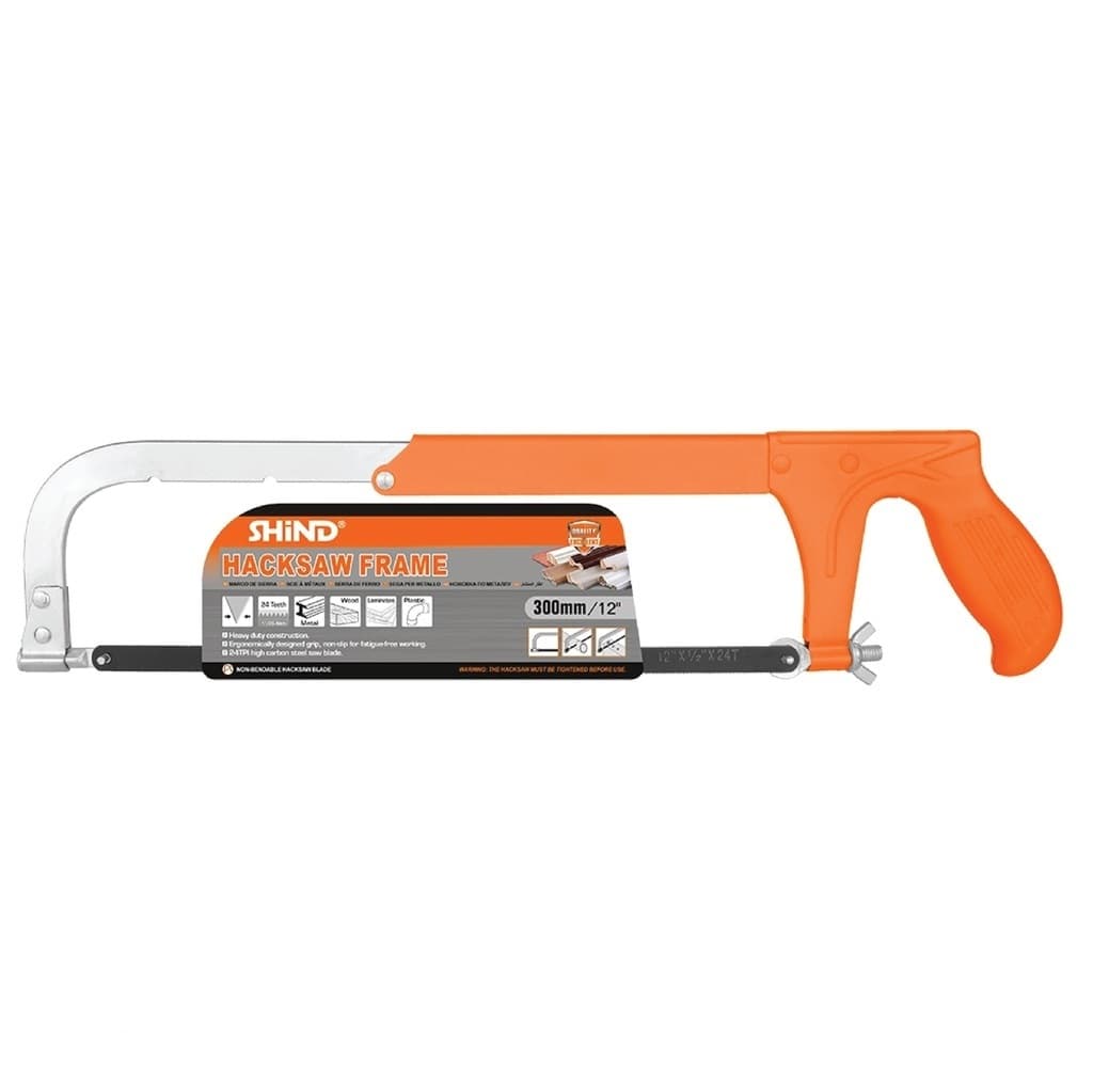 Shind Hack Saw Frame Orange 300mm
