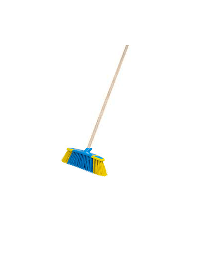 Broom With Wooden Handle