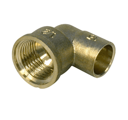 Brass Female Elbow 15x1/2"F Solder