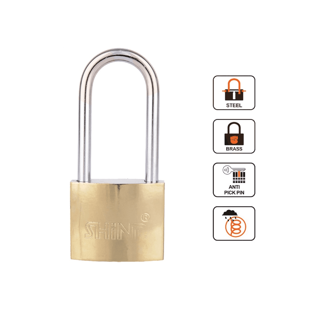 Shind -Long Beam Imitation Brass Padlock