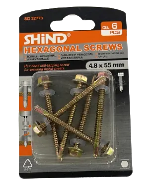 Shind Hexagonal Screws