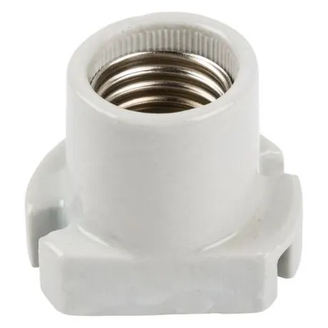 Lamp Holder Porcelain ES Skirted E27