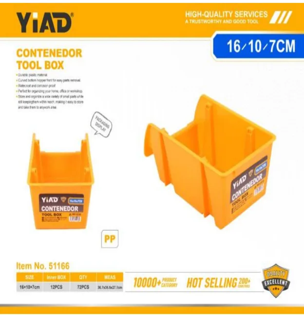 Yiad Tool Box 16x10x7cm (10 Pec)